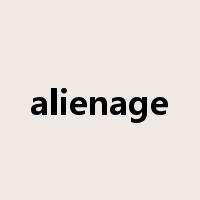 alienage是什么意思