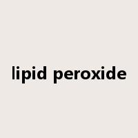 lipid peroxide是什么意思