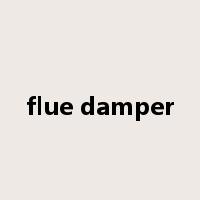 flue damper是什么意思
