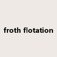 froth flotation是什么意思