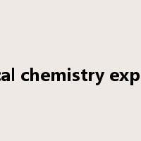 analytical chemistry experiment是什么意思