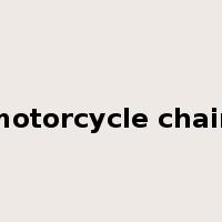 motorcycle chain是什么意思