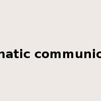 phatic communion是什么意思