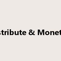 Distribute & Monetize是什么意思