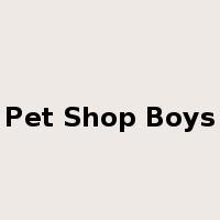 Pet Shop Boys是什么意思