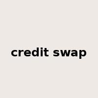 credit swap是什么意思