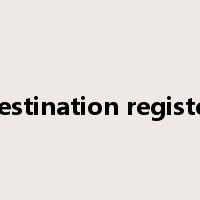 destination register是什么意思