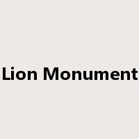 Lion Monument是什么意思