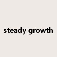 steady growth是什么意思