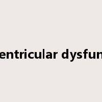 left ventricular dysfunction是什么意思