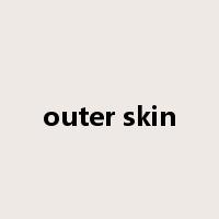 outer skin是什么意思