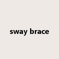sway brace是什么意思