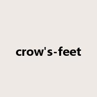 crow's-feet是什么意思