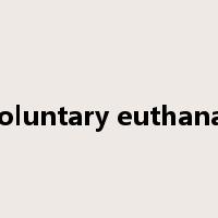 involuntary euthanasia是什么意思