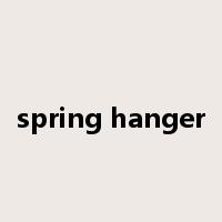 spring hanger是什么意思