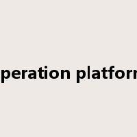 operation platform是什么意思