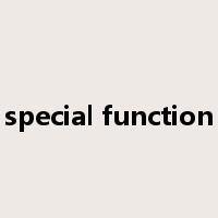 special function是什么意思