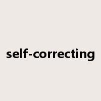 self-correcting是什么意思