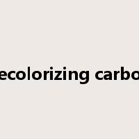 decolorizing carbon是什么意思