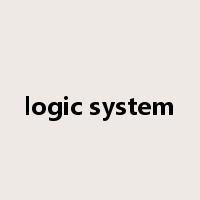 logic system是什么意思