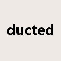 ducted是什么意思