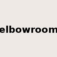elbowroom是什么意思