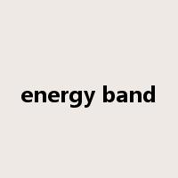 energy band是什么意思