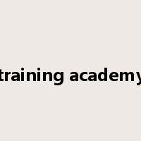 training academy是什么意思