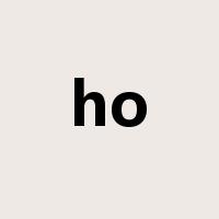ho是什么意思