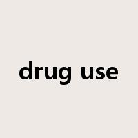 drug use是什么意思