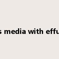 otitis media with effusion是什么意思