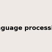 language processing是什么意思
