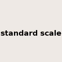 standard scale是什么意思