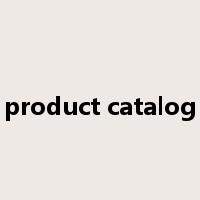 product catalog是什么意思