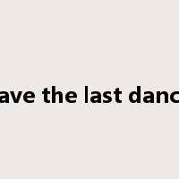 save the last dance是什么意思