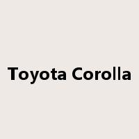 Toyota Corolla是什么意思