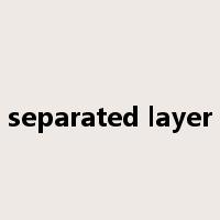 separated layer是什么意思