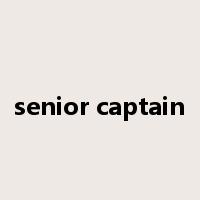 senior captain是什么意思
