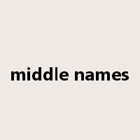 middle names是什么意思