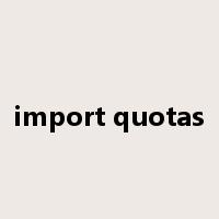 import quotas是什么意思