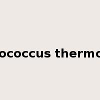 Streptococcus thermophilus是什么意思