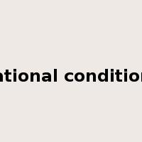 national conditions是什么意思