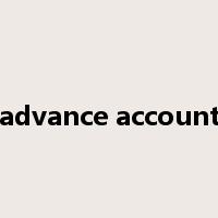 advance account是什么意思