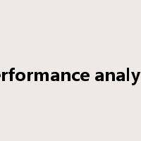 performance analysis是什么意思