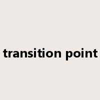 transition point是什么意思