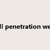 full penetration weld是什么意思
