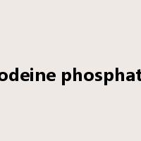 codeine phosphate是什么意思