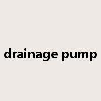 drainage pump是什么意思