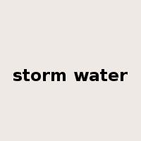 storm water是什么意思