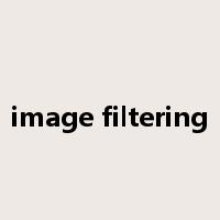 image filtering是什么意思